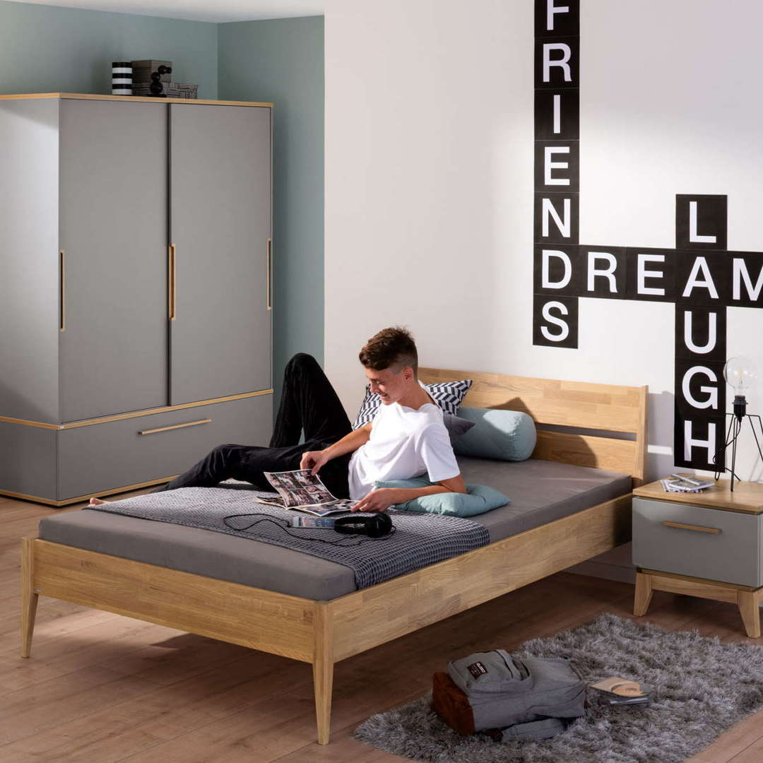 Bett Sten mit Kopfteil 90 x 200 cm #2