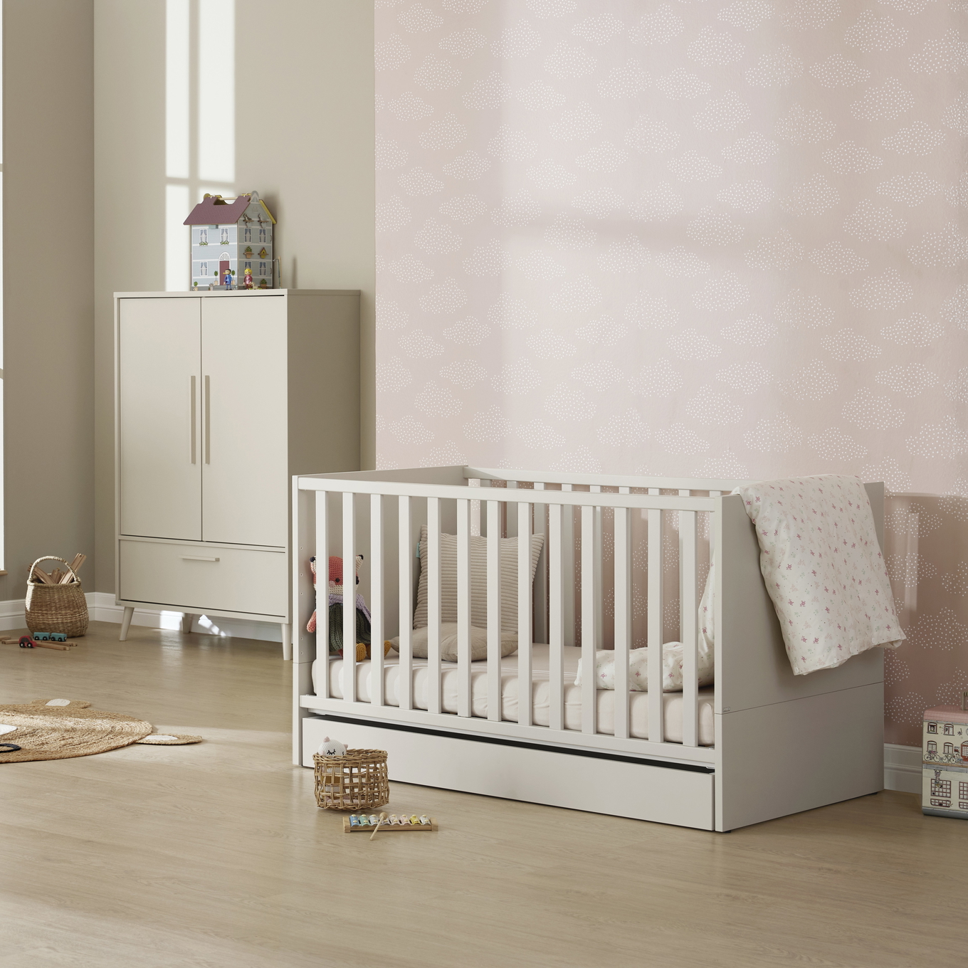 Ausziehkasten Little Snu Beige 3