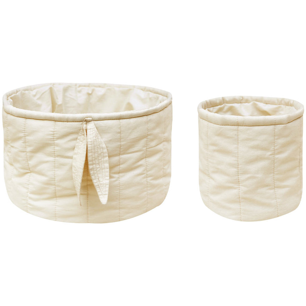 Aufbewahrungskorb Bambie Natural 2er Set