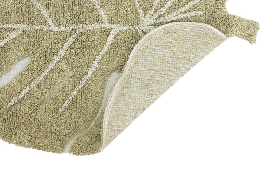 Teppich Monstera Olive, Mini 5