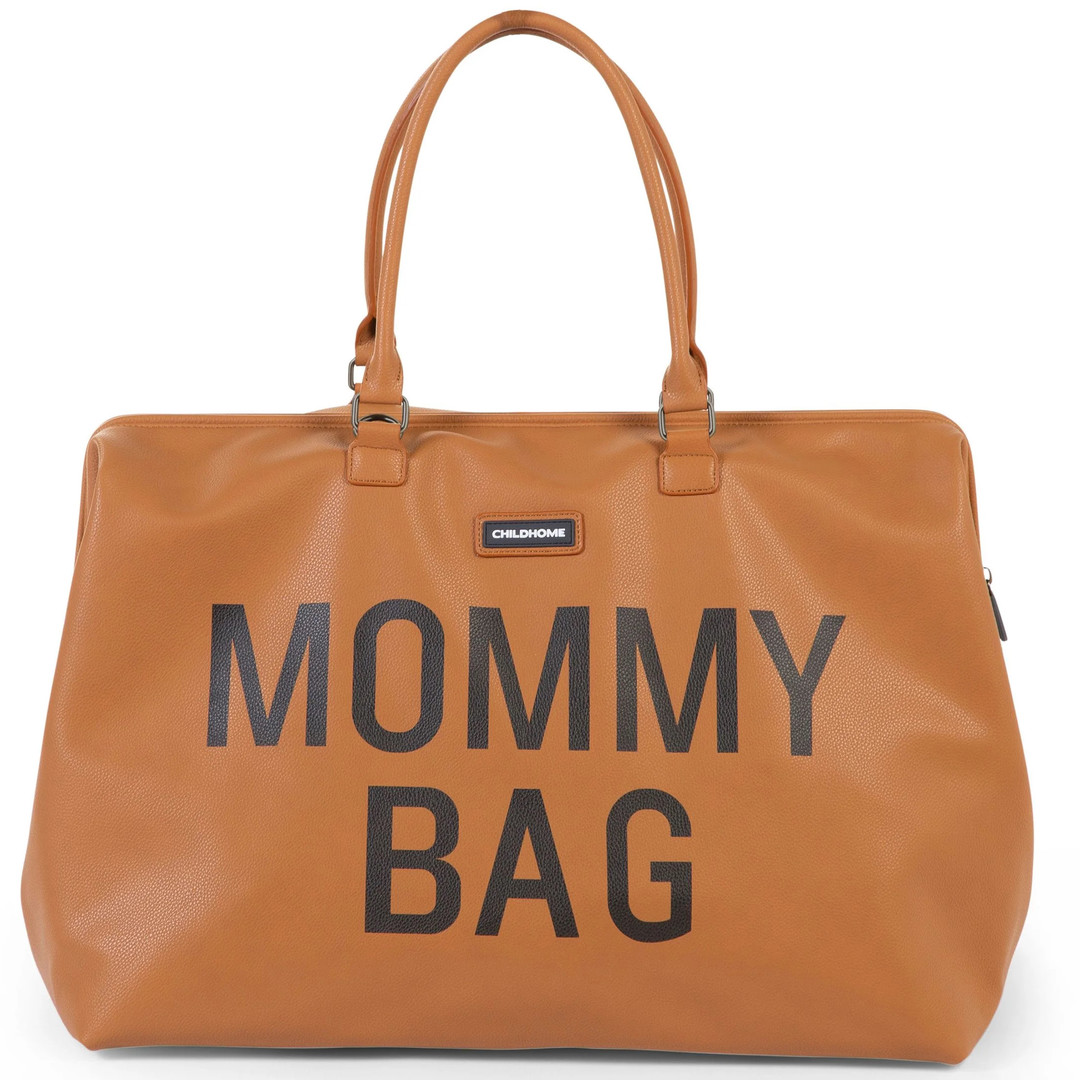 Mommy Bag Lederlook Braun