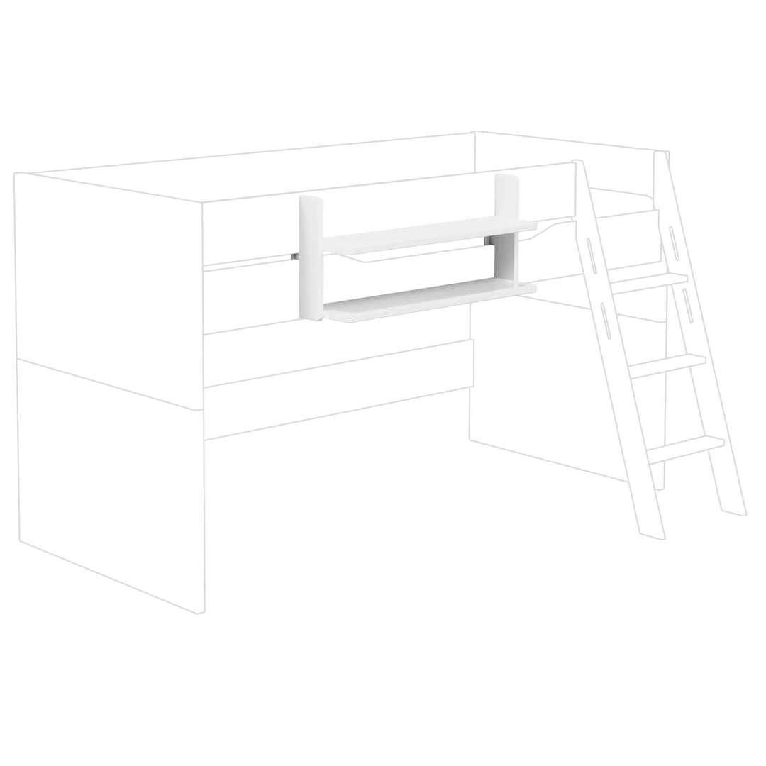 Hängeregal mit 2 Böden Paidi 1