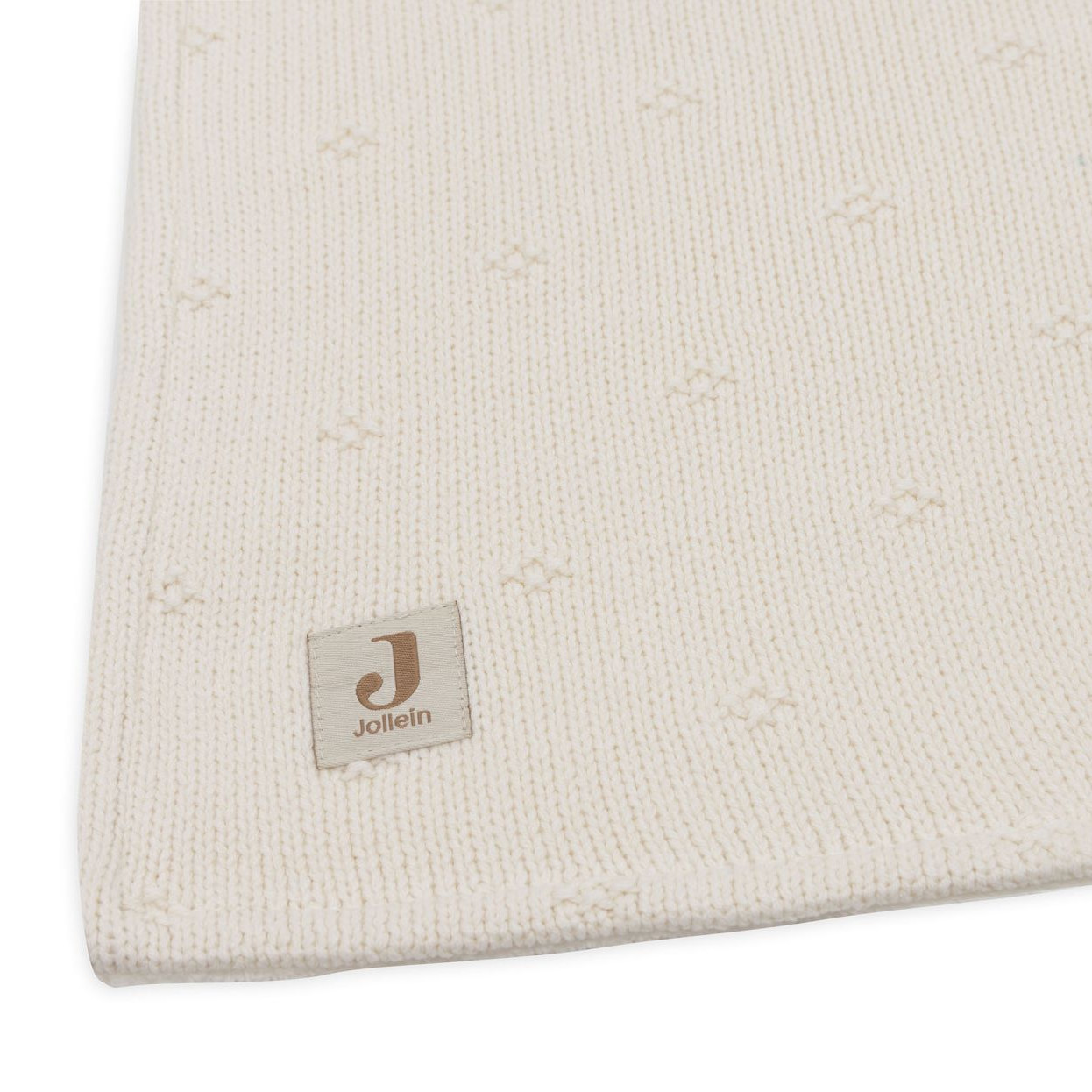 Babydecke Cosy Knit Ivory Velvet 7