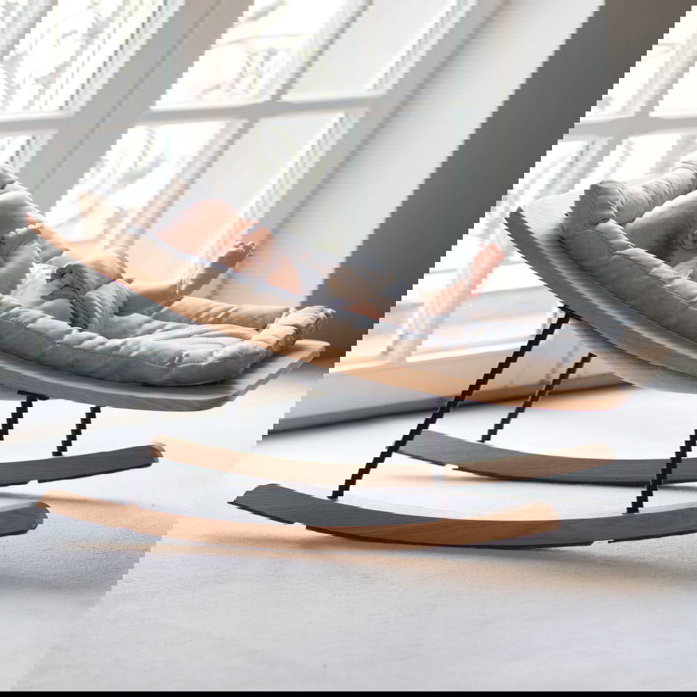 Babywippe Rocking Bouncer Grey #2