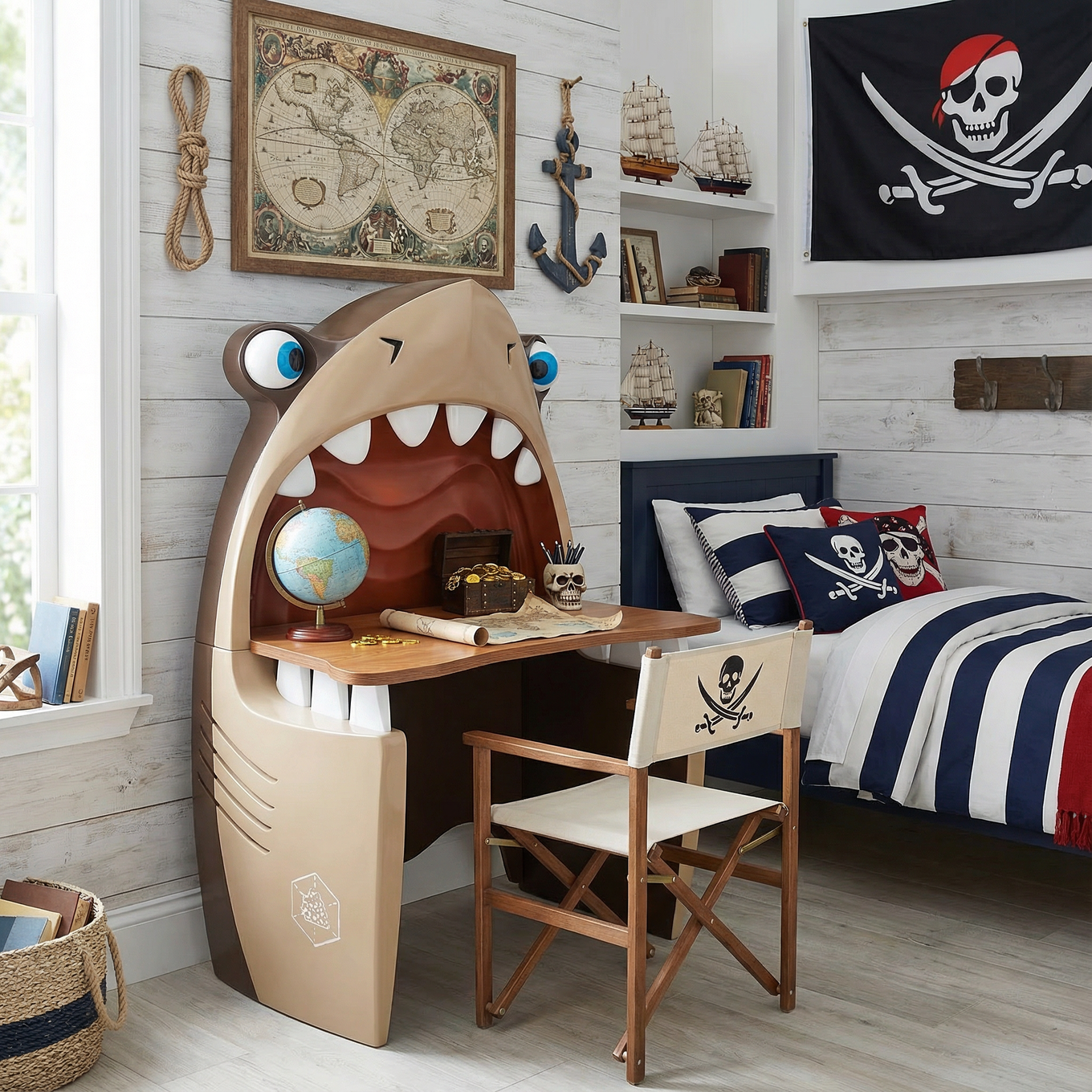 Schreibtisch Pirate Hai 5