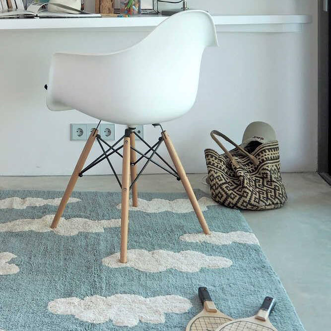 Teppich Clouds Blau #2