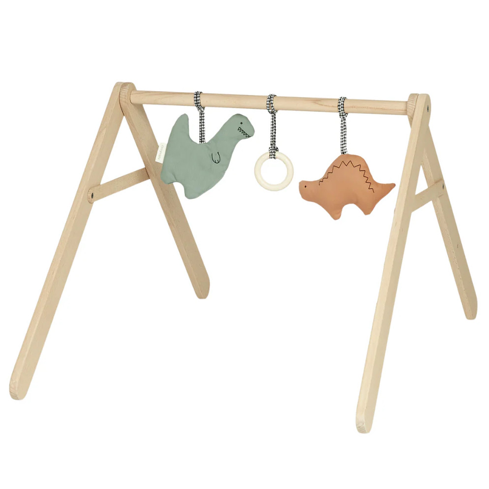 Spielbogen aus Holz Dinos