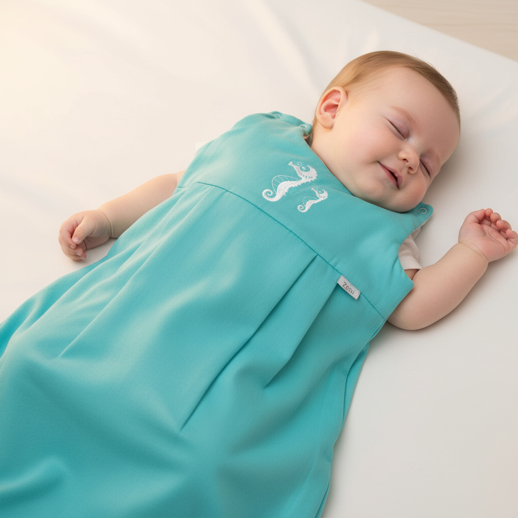 Schlafsack Tencel Türkis, 86/92 4