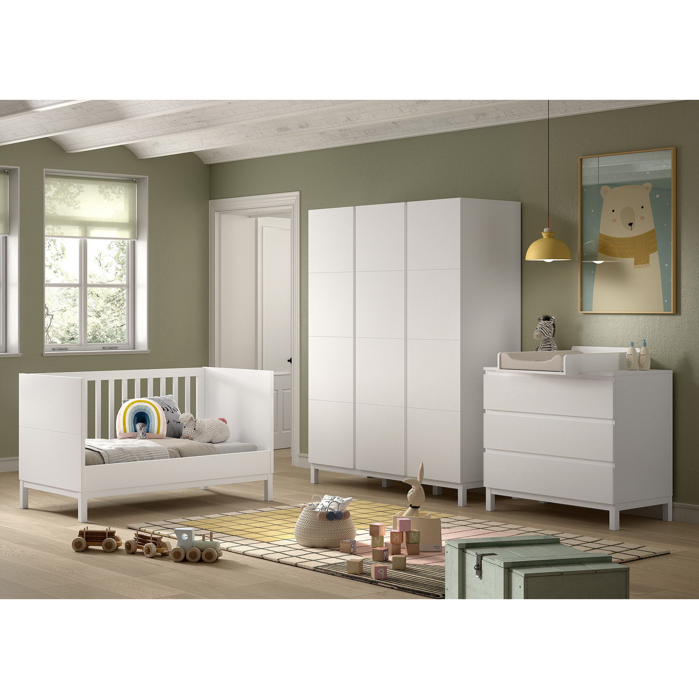 Babyzimmer Eva 4-teilig Set 70 5