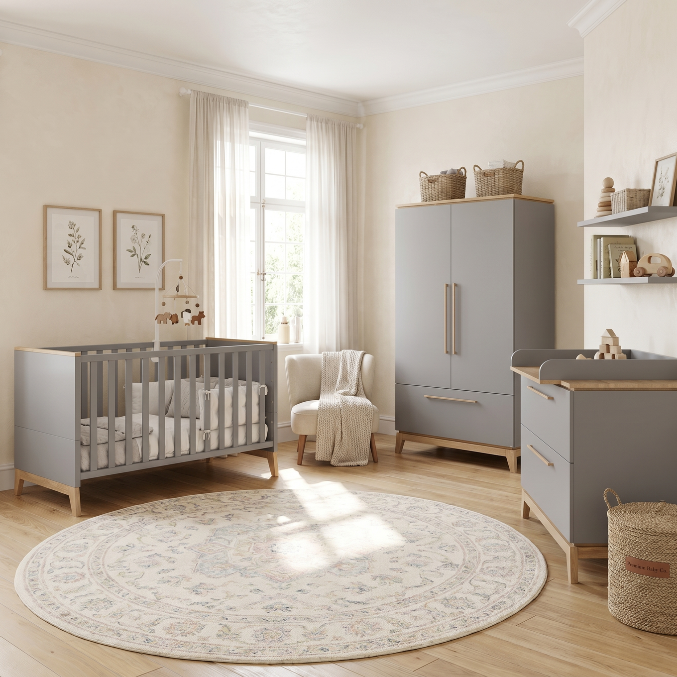 Babyzimmer Sten Set 3-teilig 3