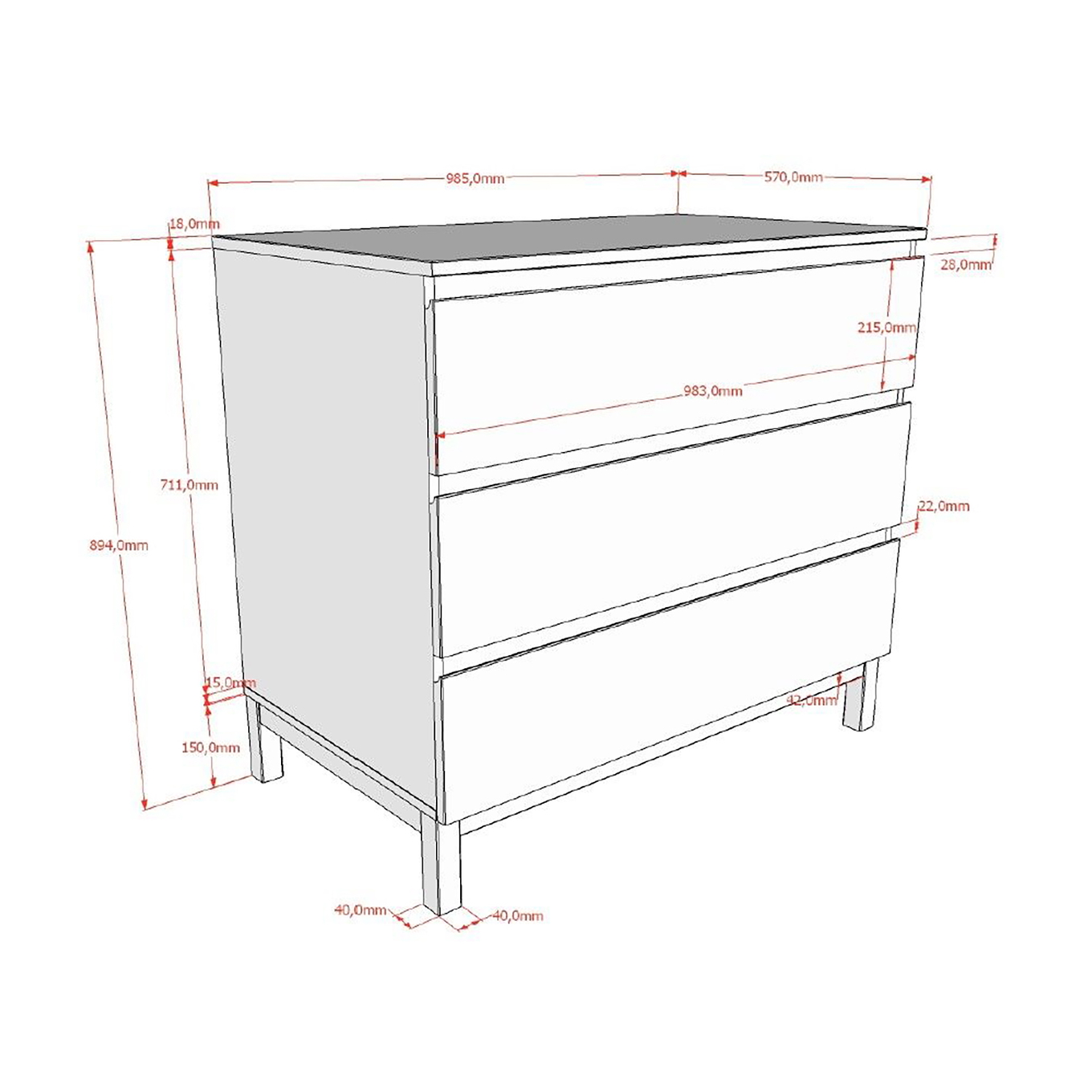 Babyzimmer Eva 4-teilig Set 13