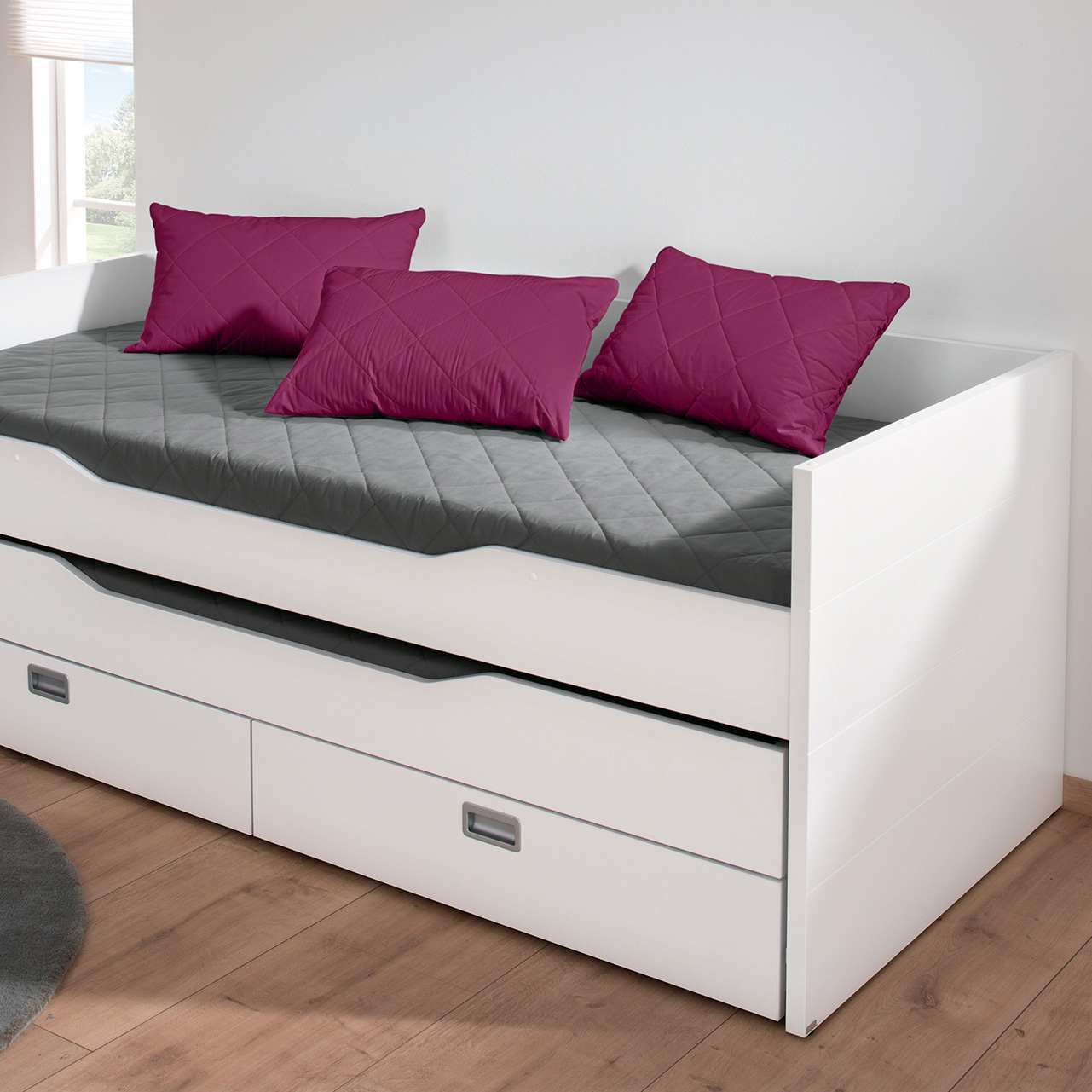 Partykissen Lang aus Baumwolle Brombeere