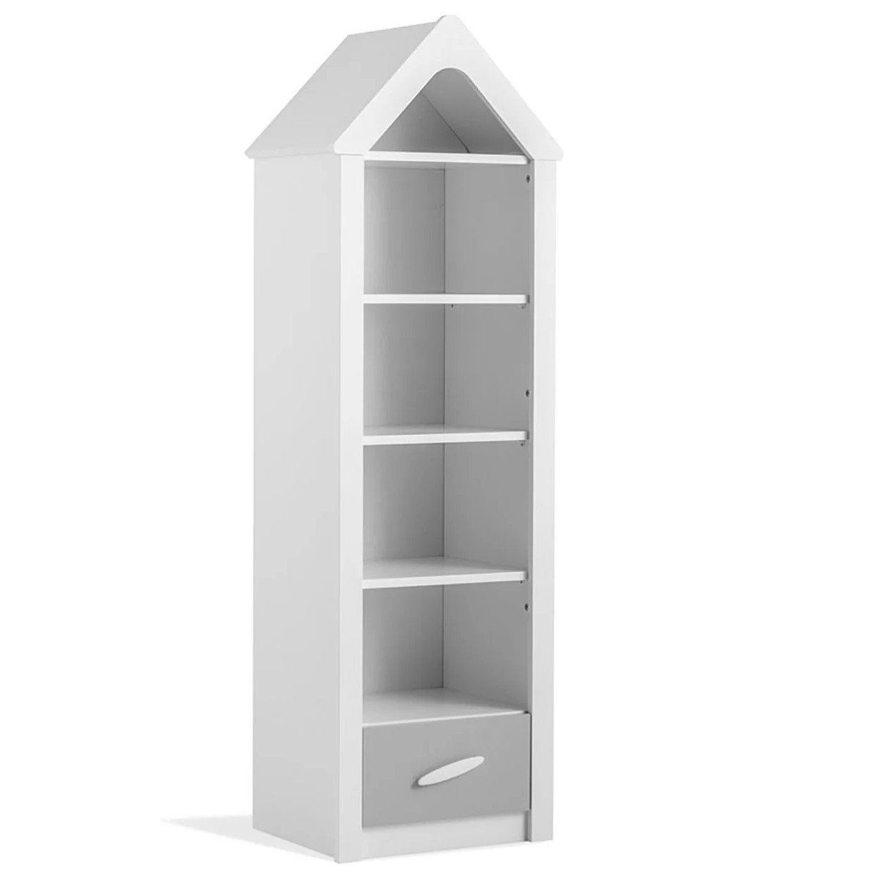 Bücherregal My House Weiss, Hoch