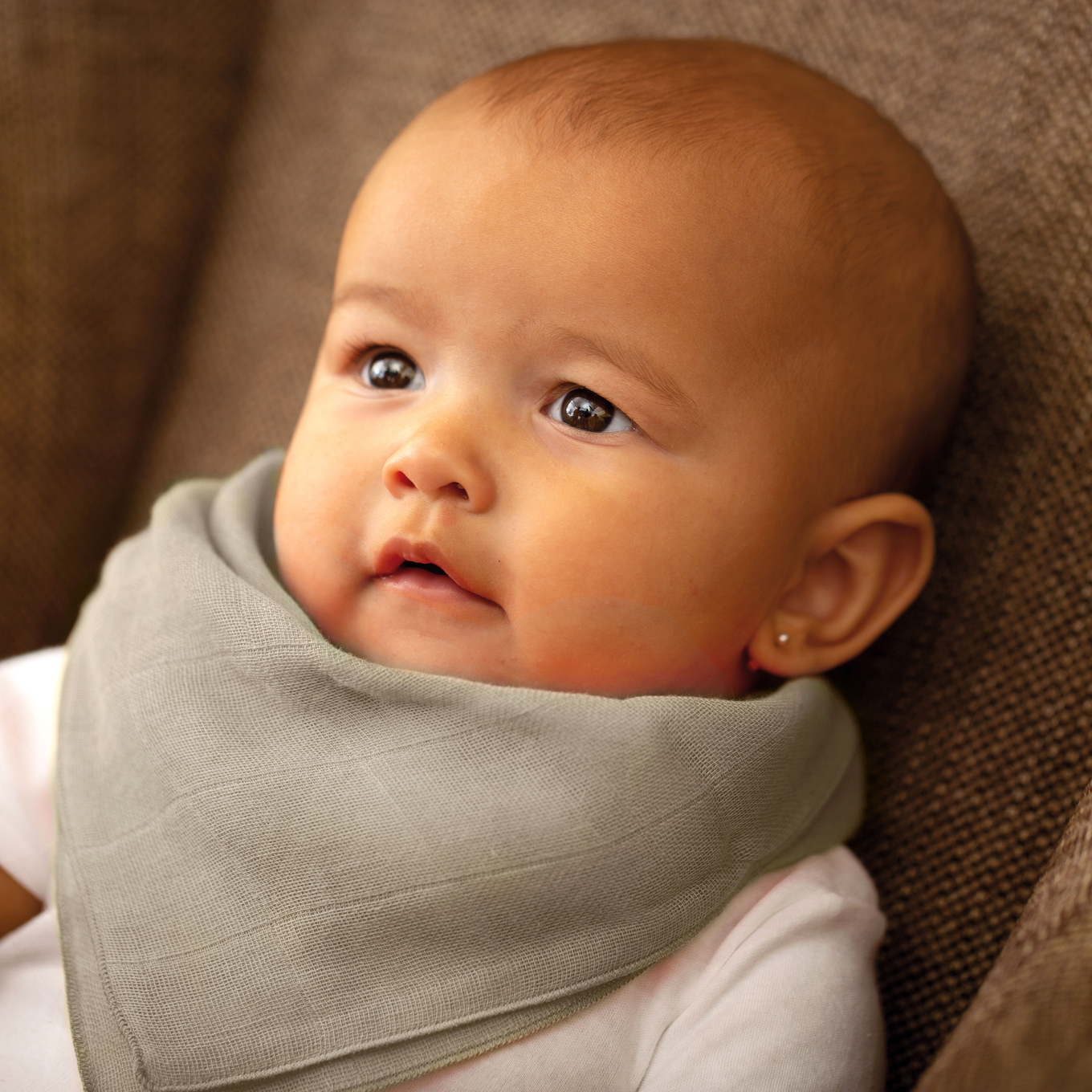 Gaze Spucktuch Uni Sand #2