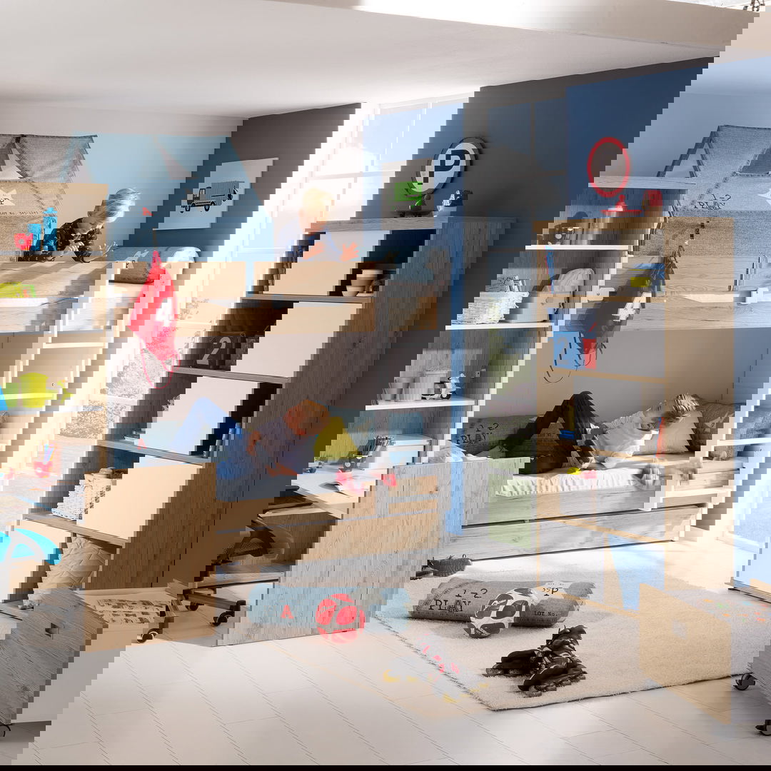 Hochregal Fionn 10 Fächer mit Türen #2