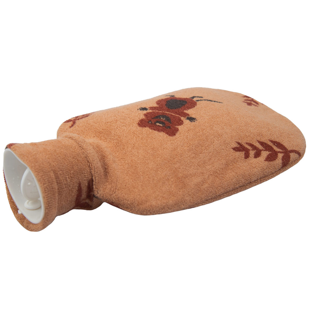 Gummibettflasche mit Bezug 185 Copper