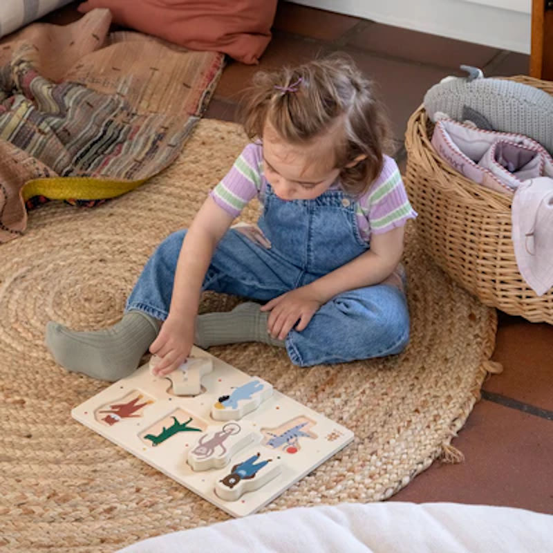 Kräftiges Puzzle Toes / Builders 3