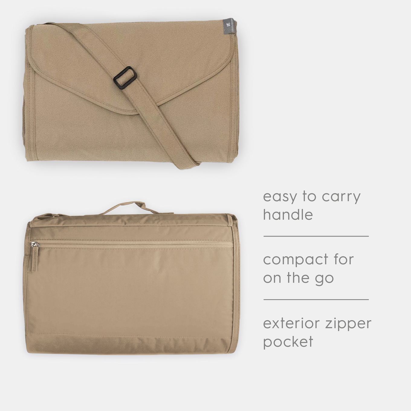 Picknick-Decke Beige Buffalo Check 152 x 152 cm 8