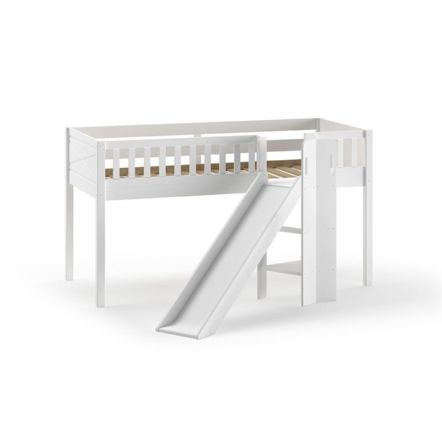 Halbhohes Bett Scott mit Rutsche