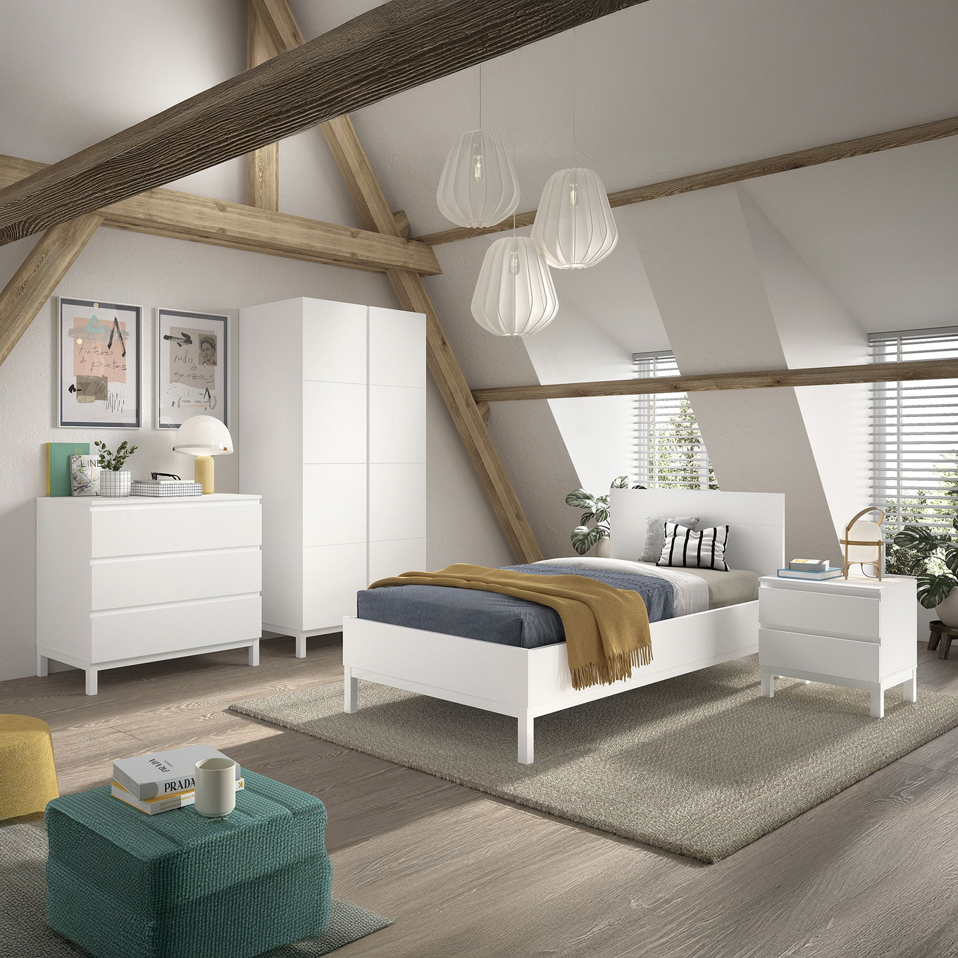 Kinderzimmer Eva 4-teilig Set #2