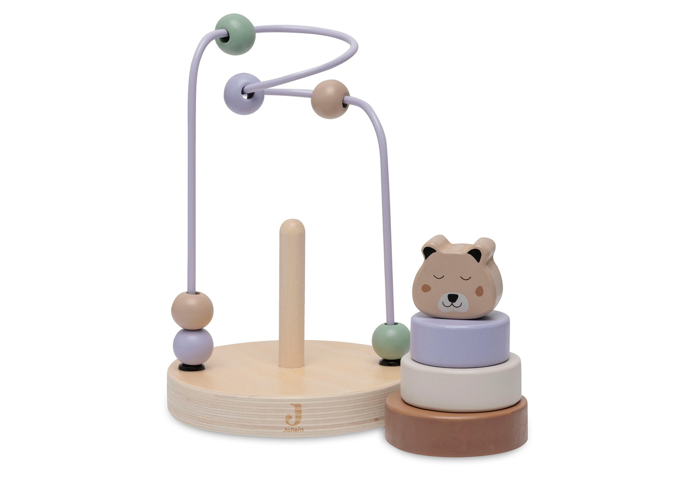 Aktivitätsspirale aus Holz Gepard  3