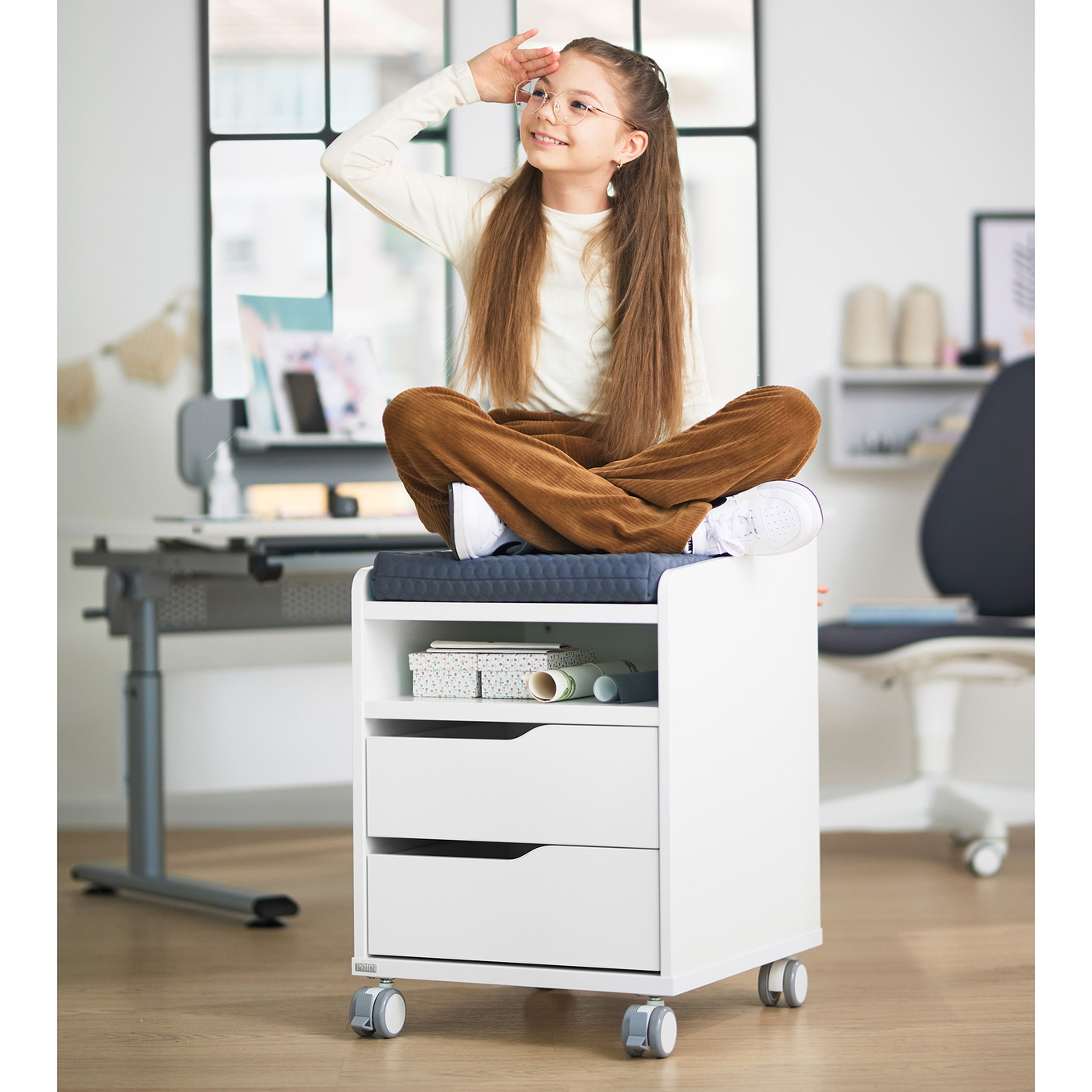 Rollcontainer 2S Weiss 4