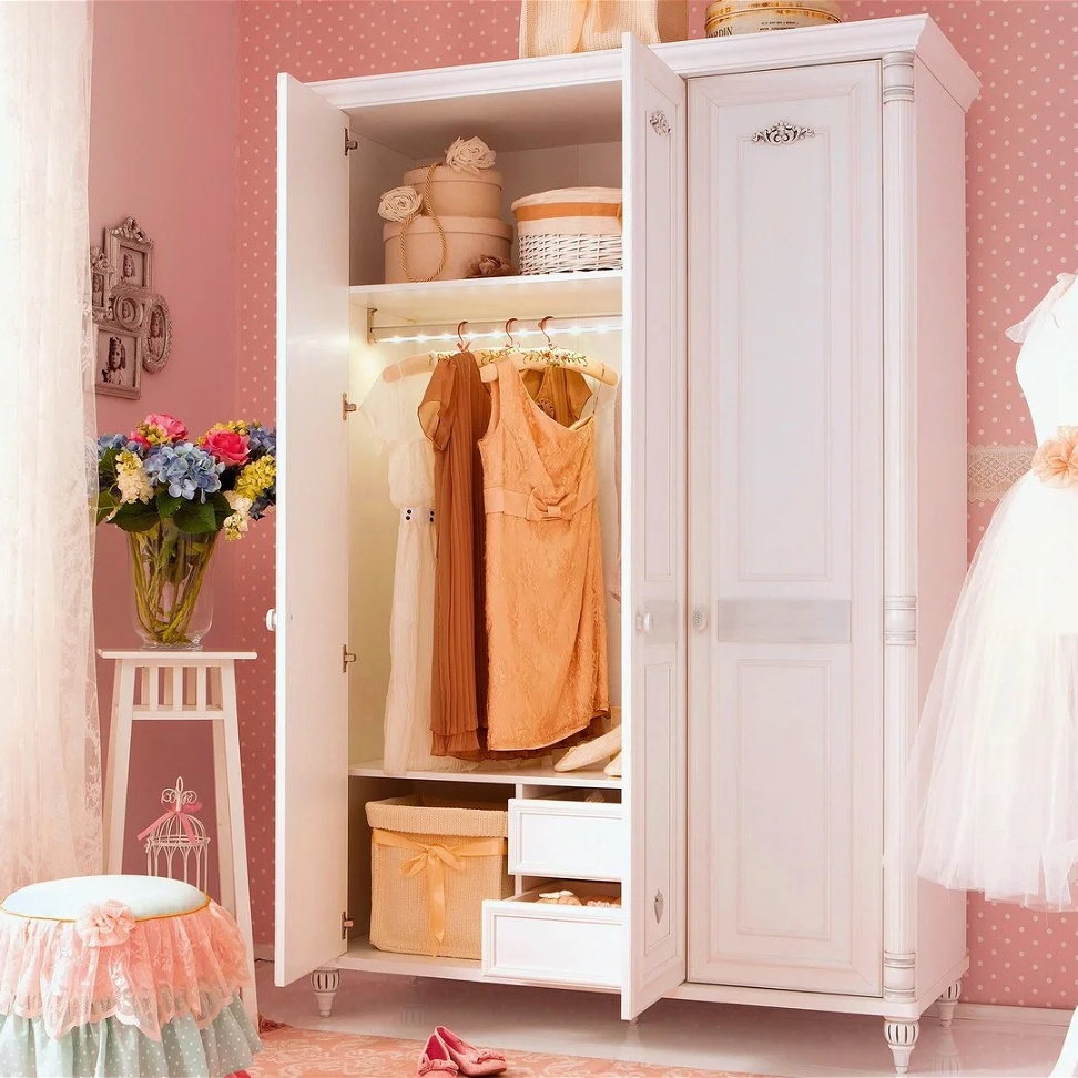 Kleiderschrank Romantic 3-türig #2