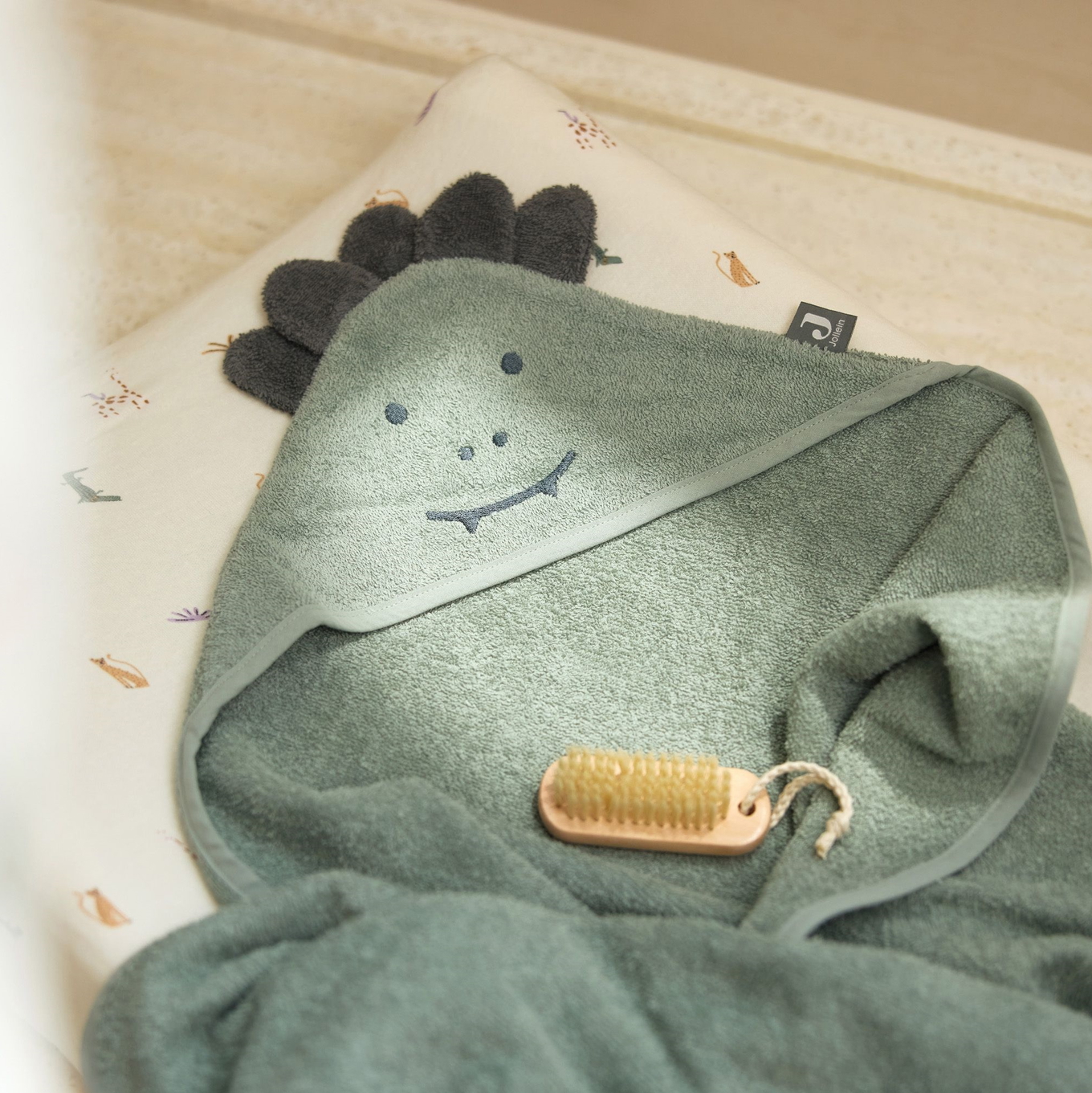 Kapuzenhandtuch Frottee Krokodil #2