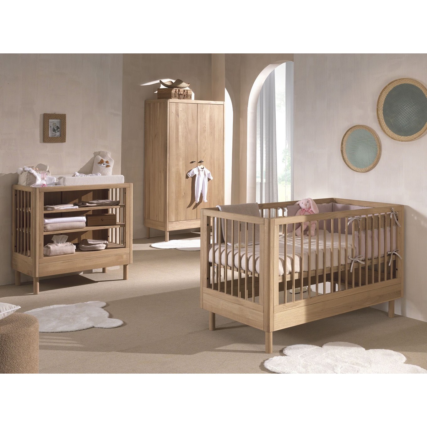 Babyzimmer Forrest Eiche 3-teilig Set B #2