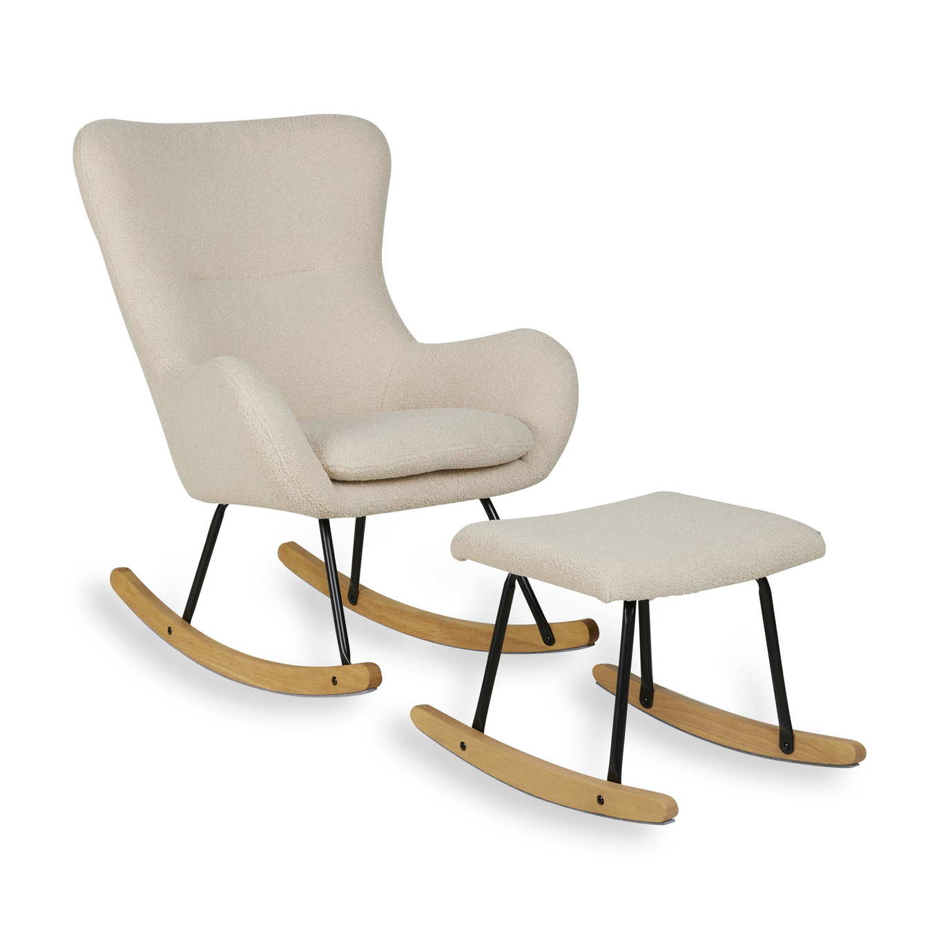 Schaukelstuhl für Mütter Basic Sheep Beige 4