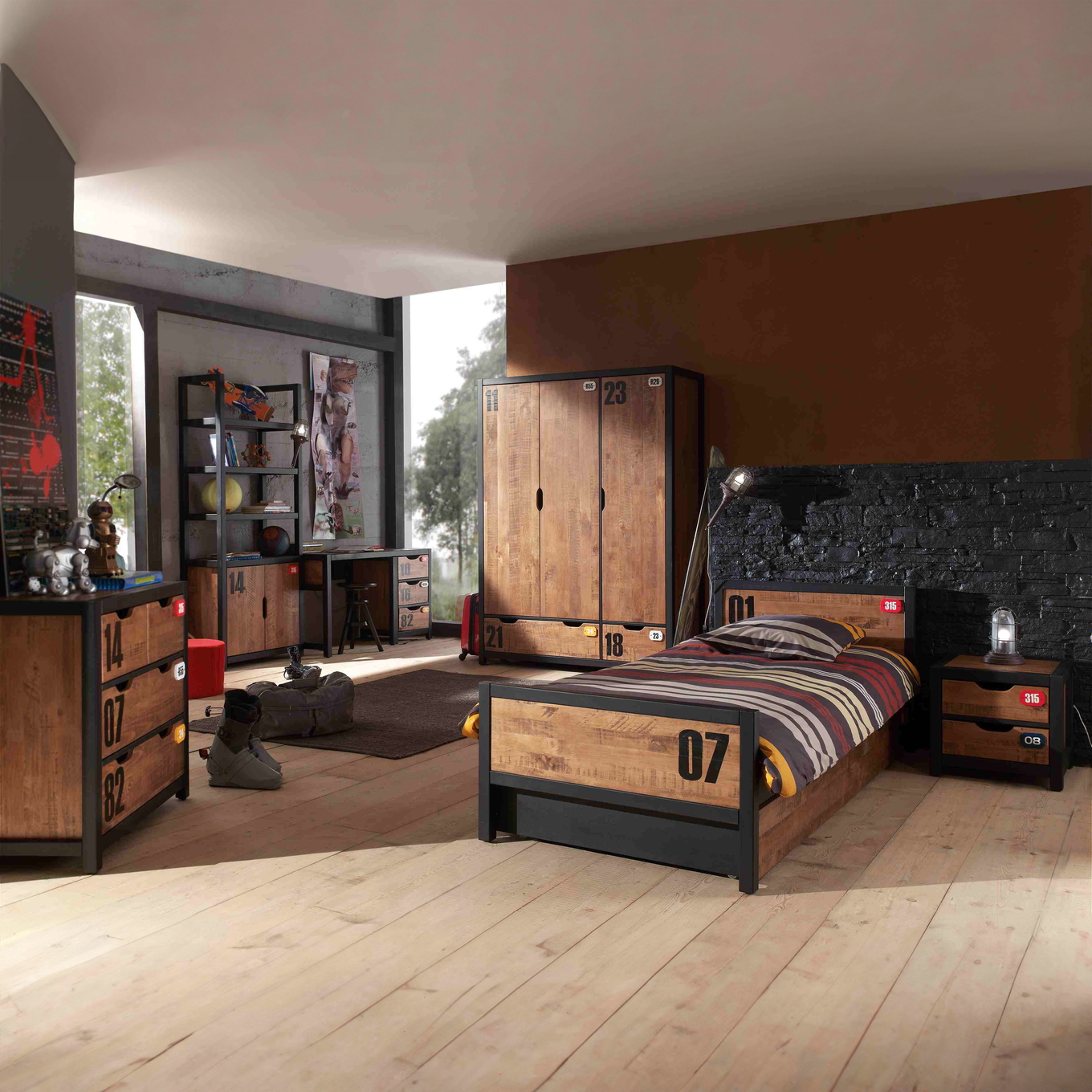 Kinderzimmer Alex 7-teilig Set #2