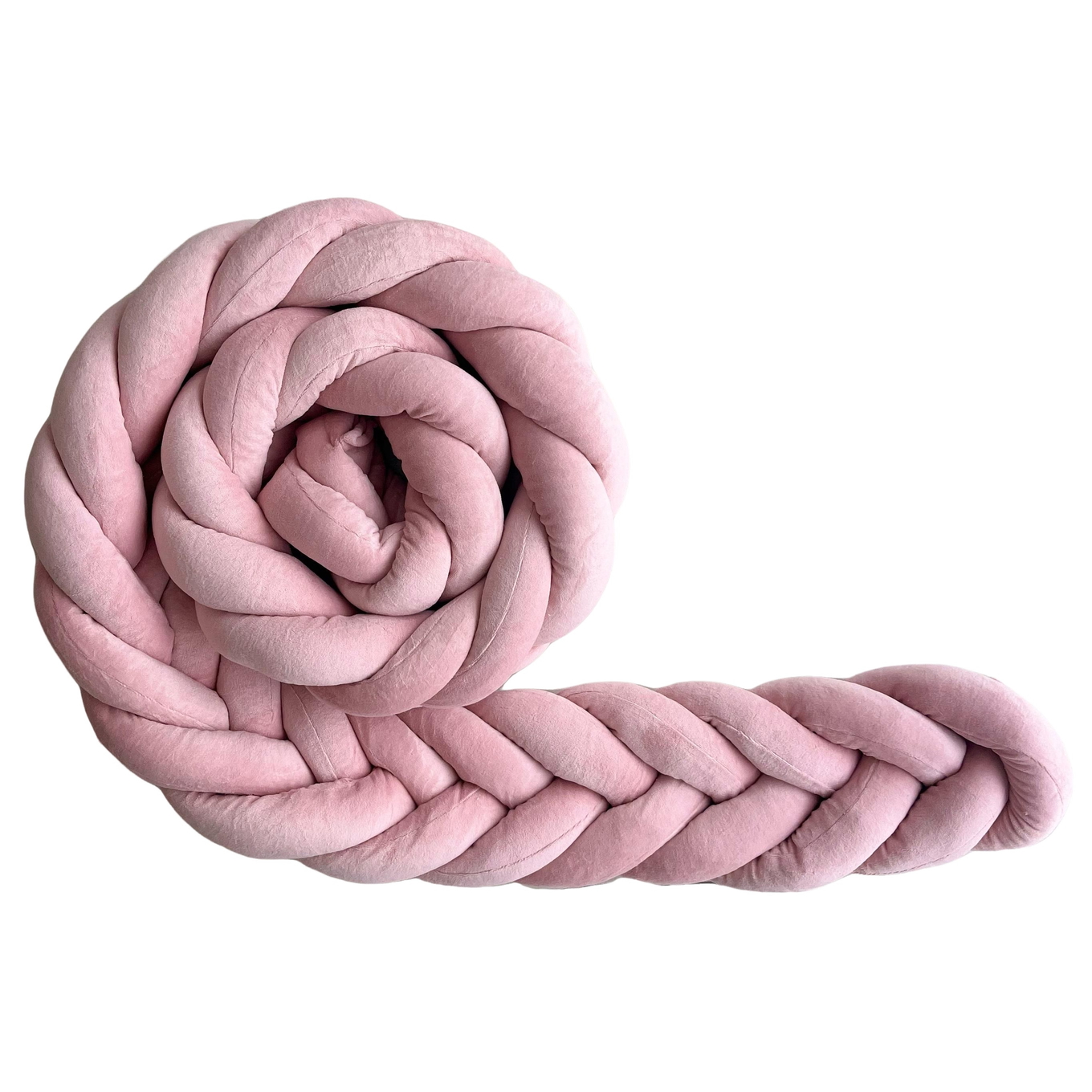 Bettschlange Fischgräten 300cm Rosa