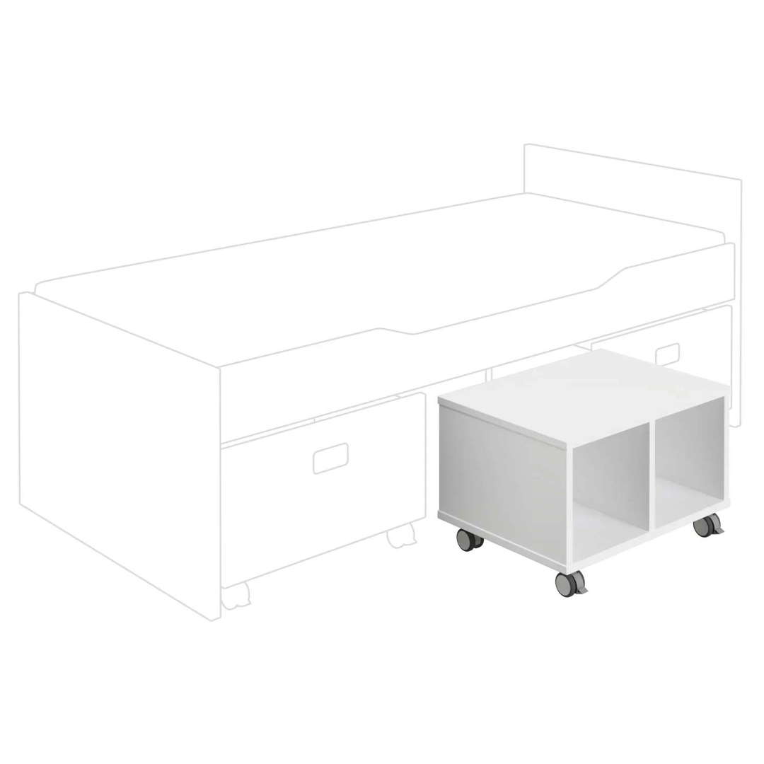 Rollregal Paidi mit 2 Fächer