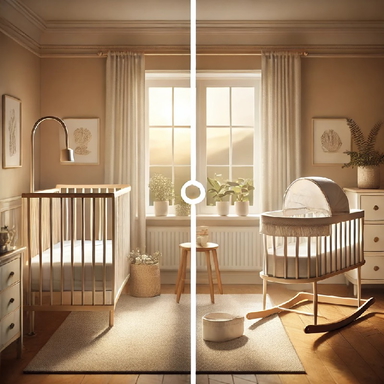 Beistellbett vs. Stubenwagen: Welches ist die perfekte Schlaflösung für Ihr Baby?