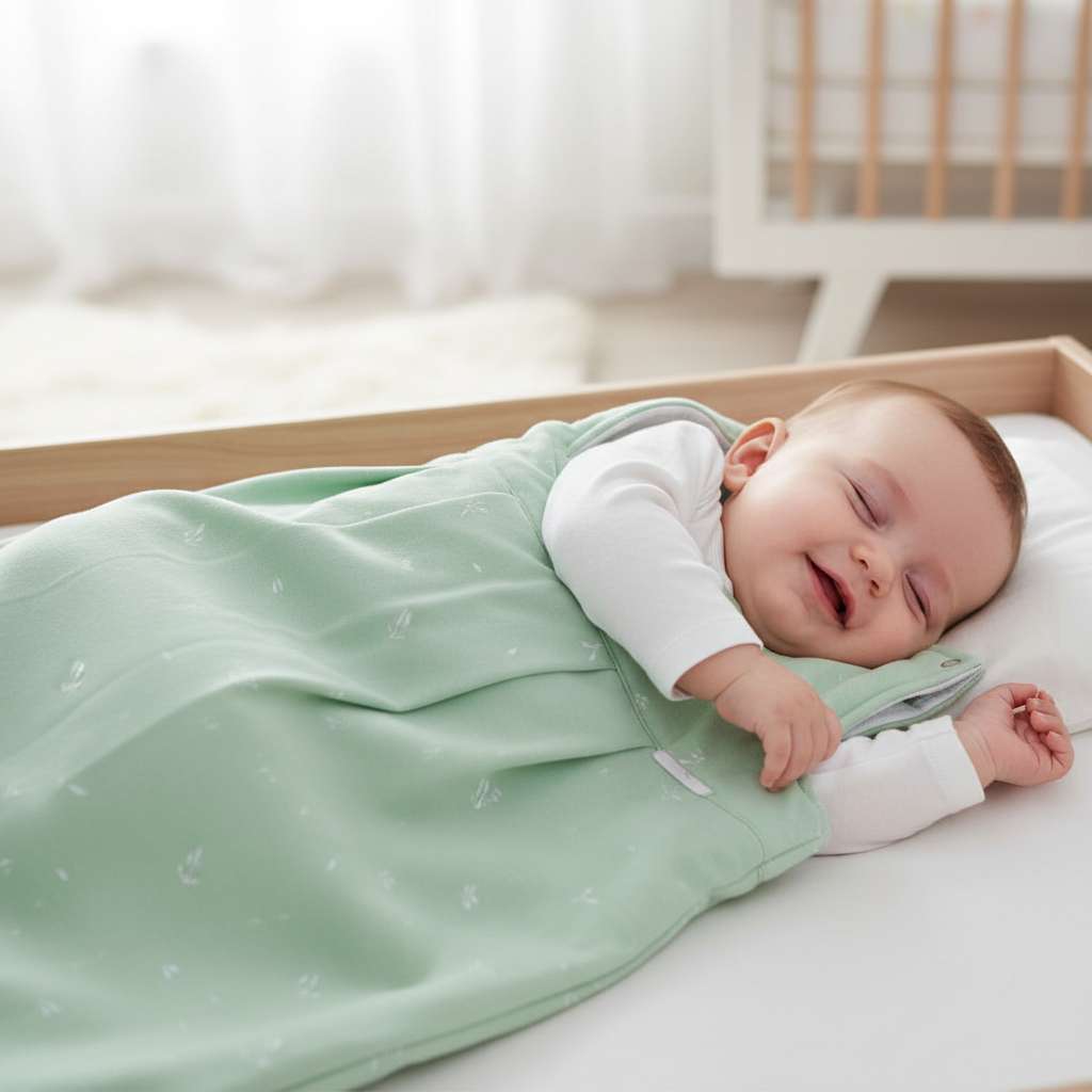 Schlafsack Tencel 20099 Grün, 74/80 #2