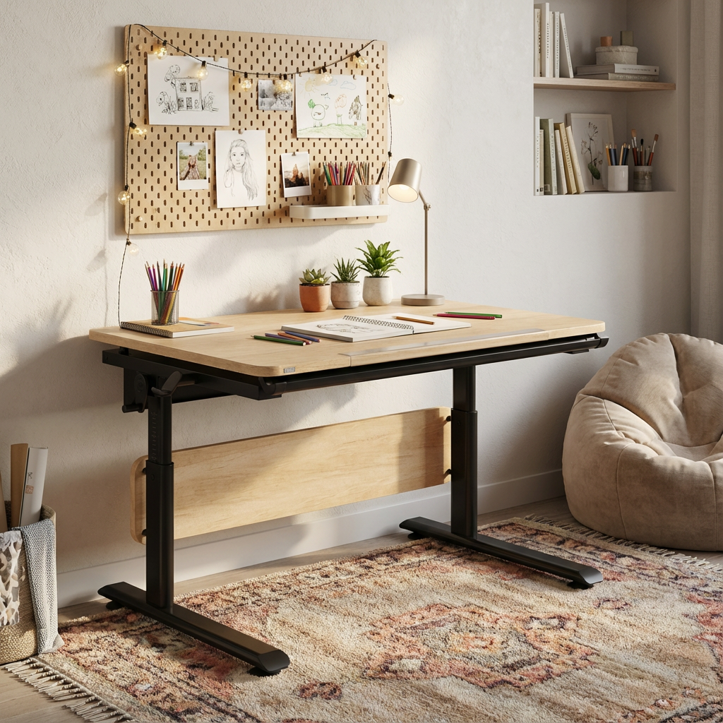 Schreibtisch Diego 105 Schwarz Braun #2