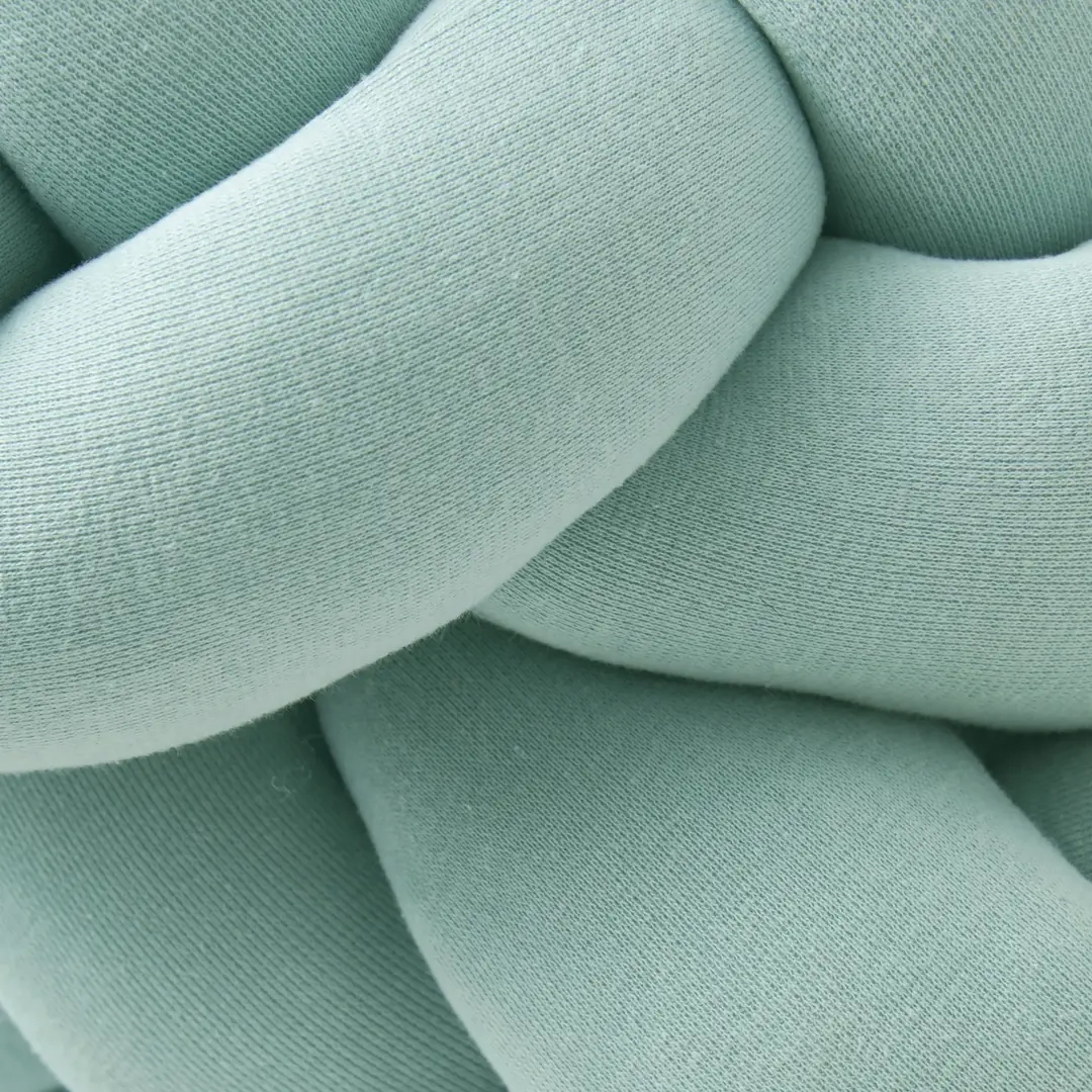 Bettschlange Geflochten Mint Jersey 4