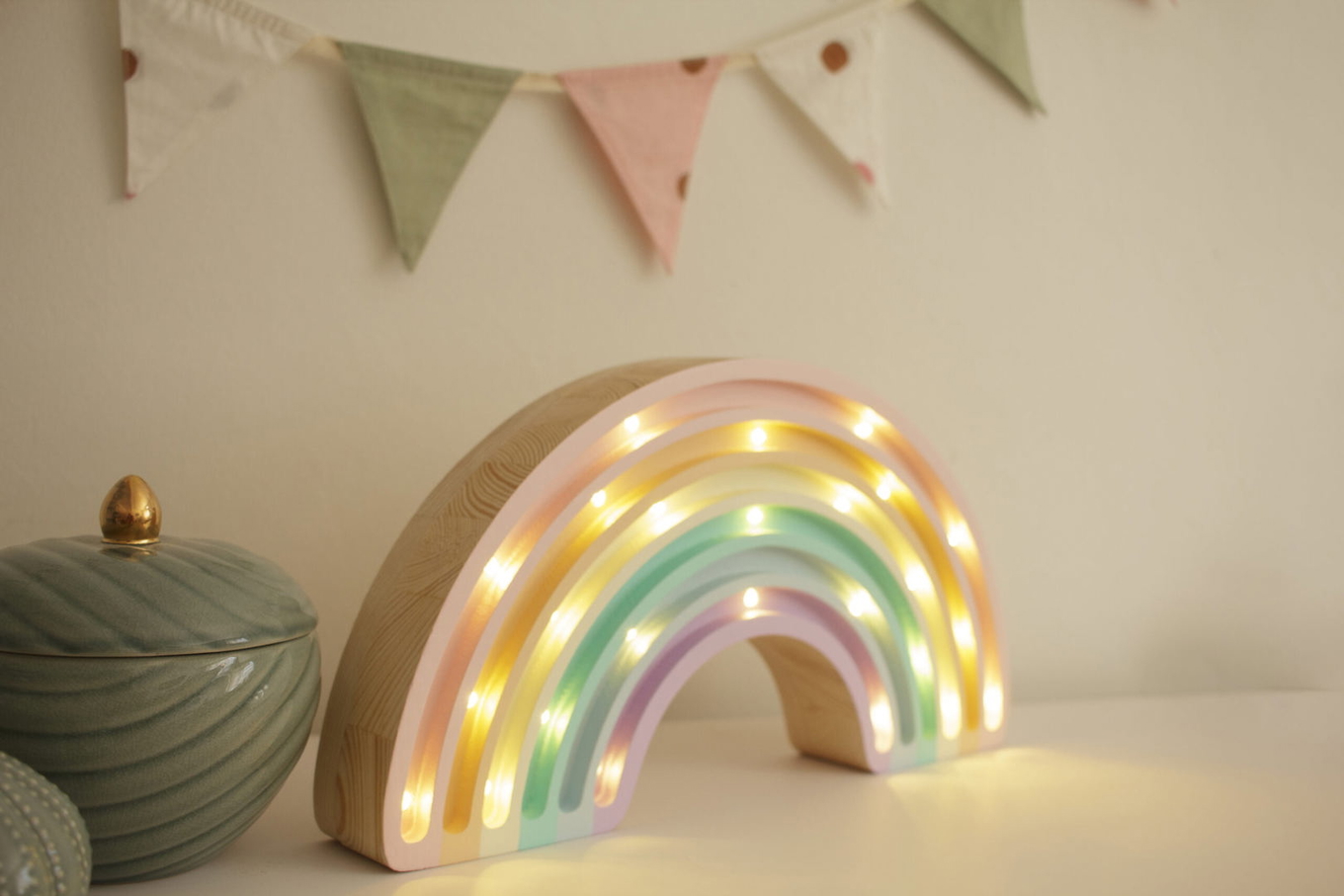 Nachtlampe Rainbow Pastel #2