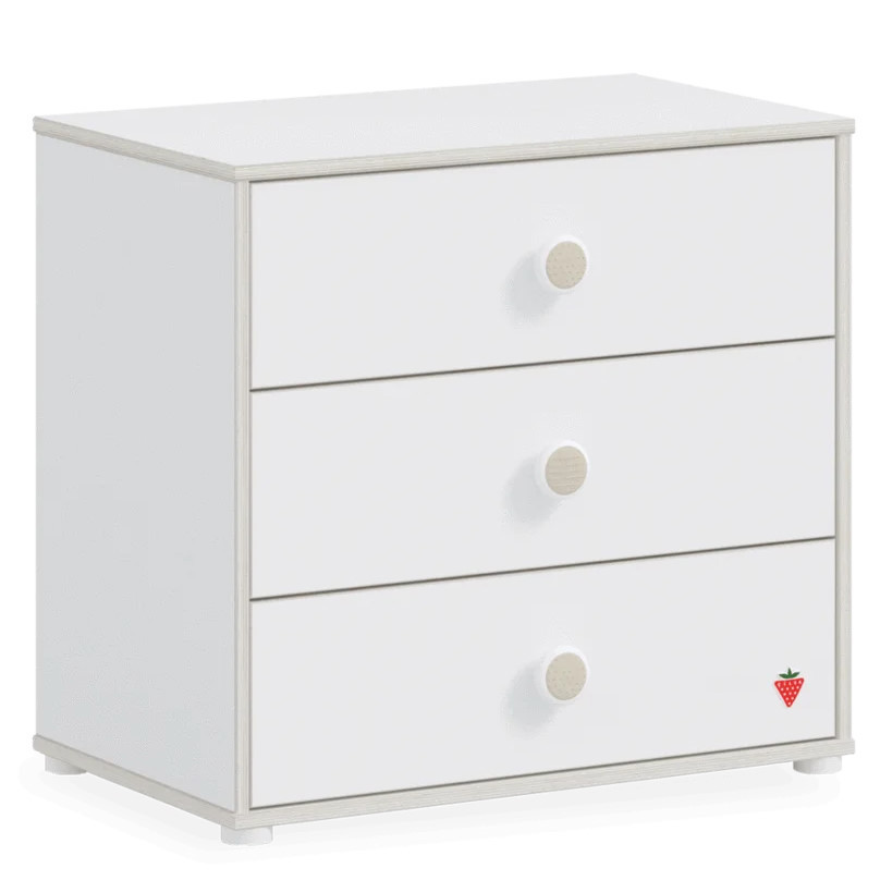 Nachttisch Montes Weiss