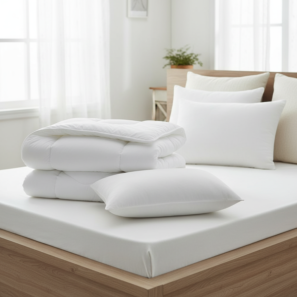 Duvet und Kissen Set Mikrofaser 160x210 - 50x70cm #2