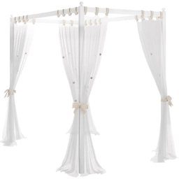 Bettvorhänge und Stoffe