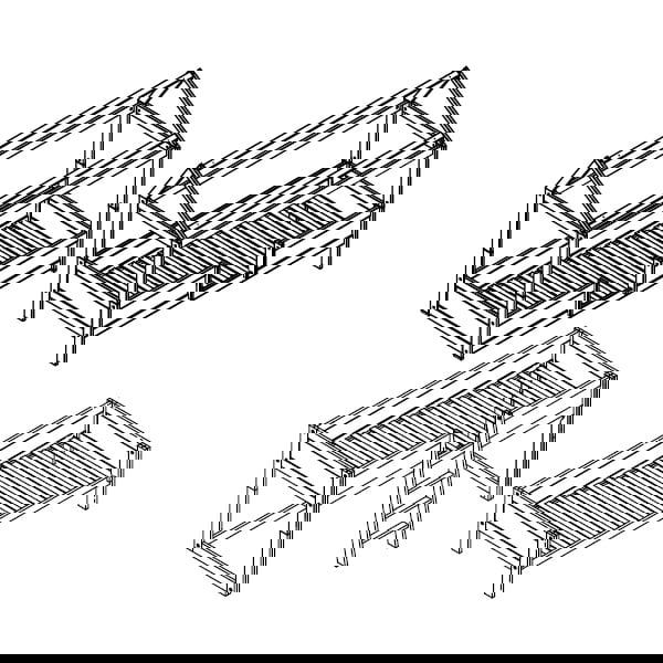4 in 1 Hausbett Deluxe Lattenrost, Weiss 4