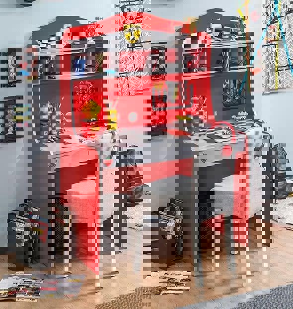 Schreibtisch Racecup mit Aufsatz 3