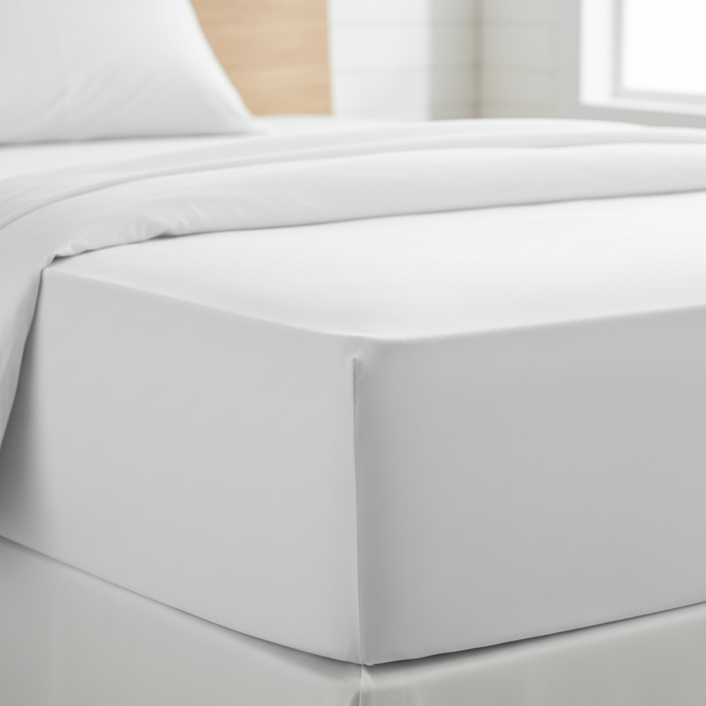 Fixleintuch Cotton Box Weiss, 90 x 200 cm #2