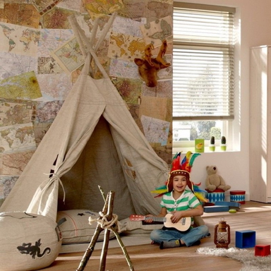 Ein Kinderzimmer zum Ausruhen