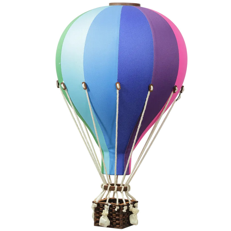 Deko Heissluftballon Rainbow M