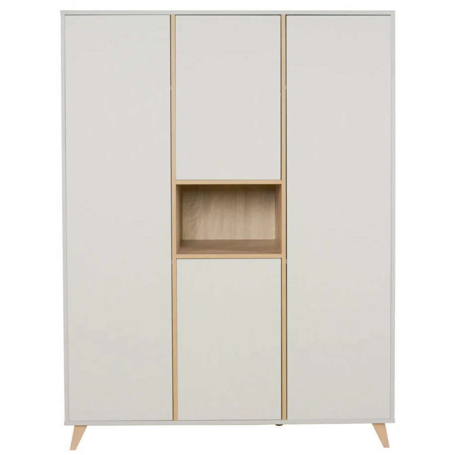 Kleiderschrank Loft Clay, 3-türig