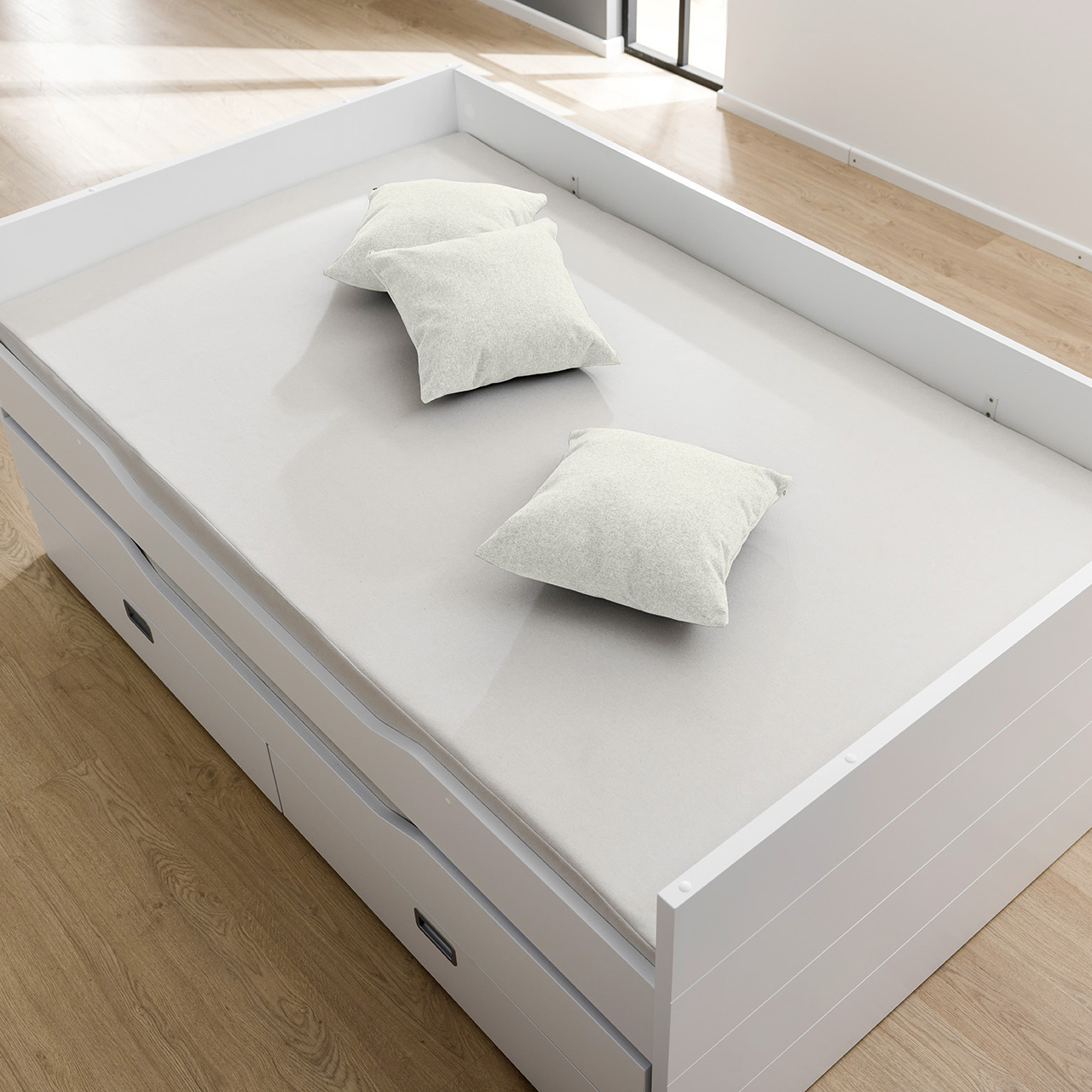 Partykissen aus Mikrofaser Ivory