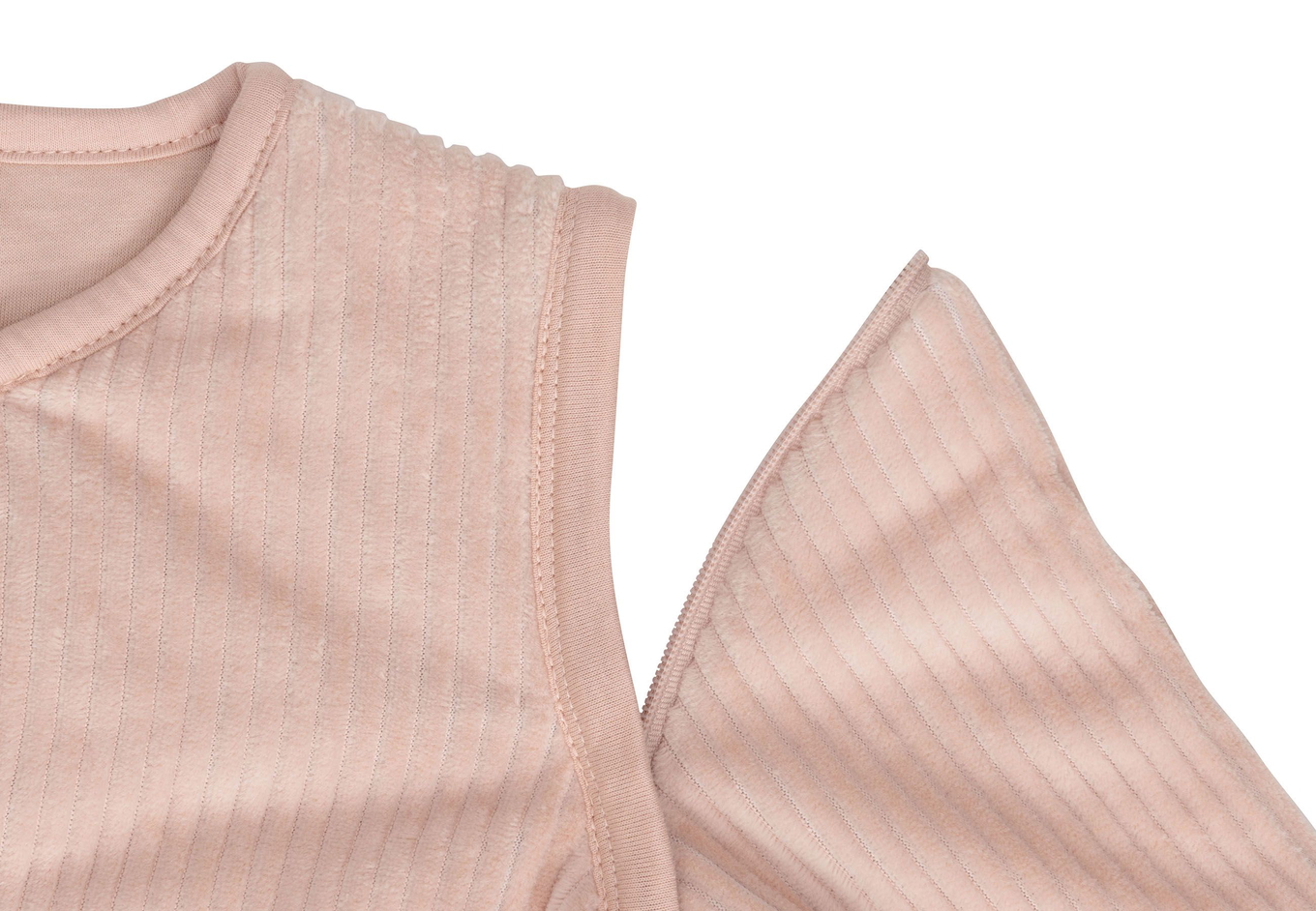 Schlafsack mit abnehmbaren Ärmeln Rosa, 70 cm 3