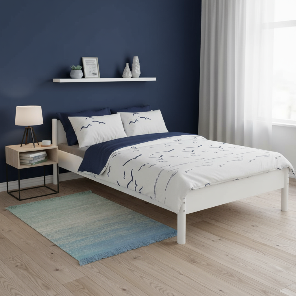 Bett Ylvie II Weiss, 120 x 200 cm #2